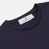View 2 of product Navy Davey Cotton T-Shirt