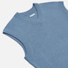 View 2 of product Pale Blue Fine Merino V-Neck Vest