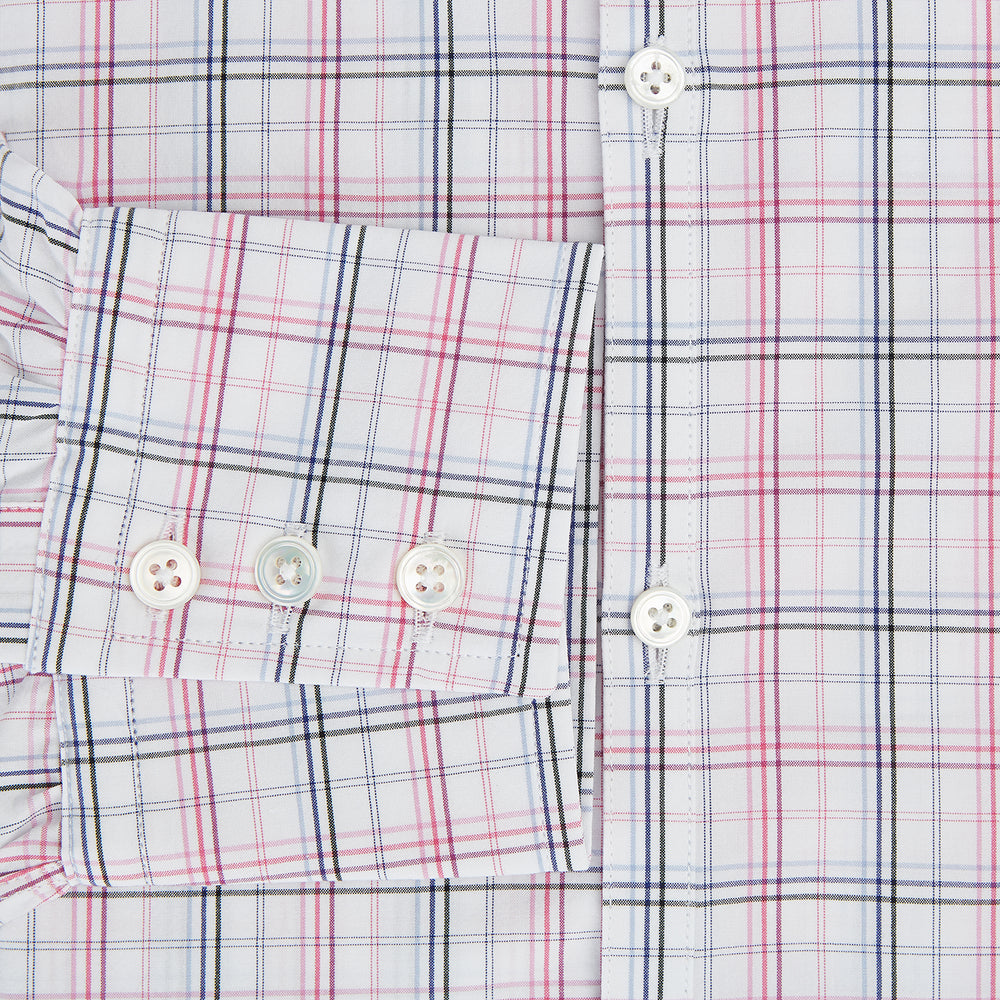 Purple and Blue Multi Check Westminster Shirt
