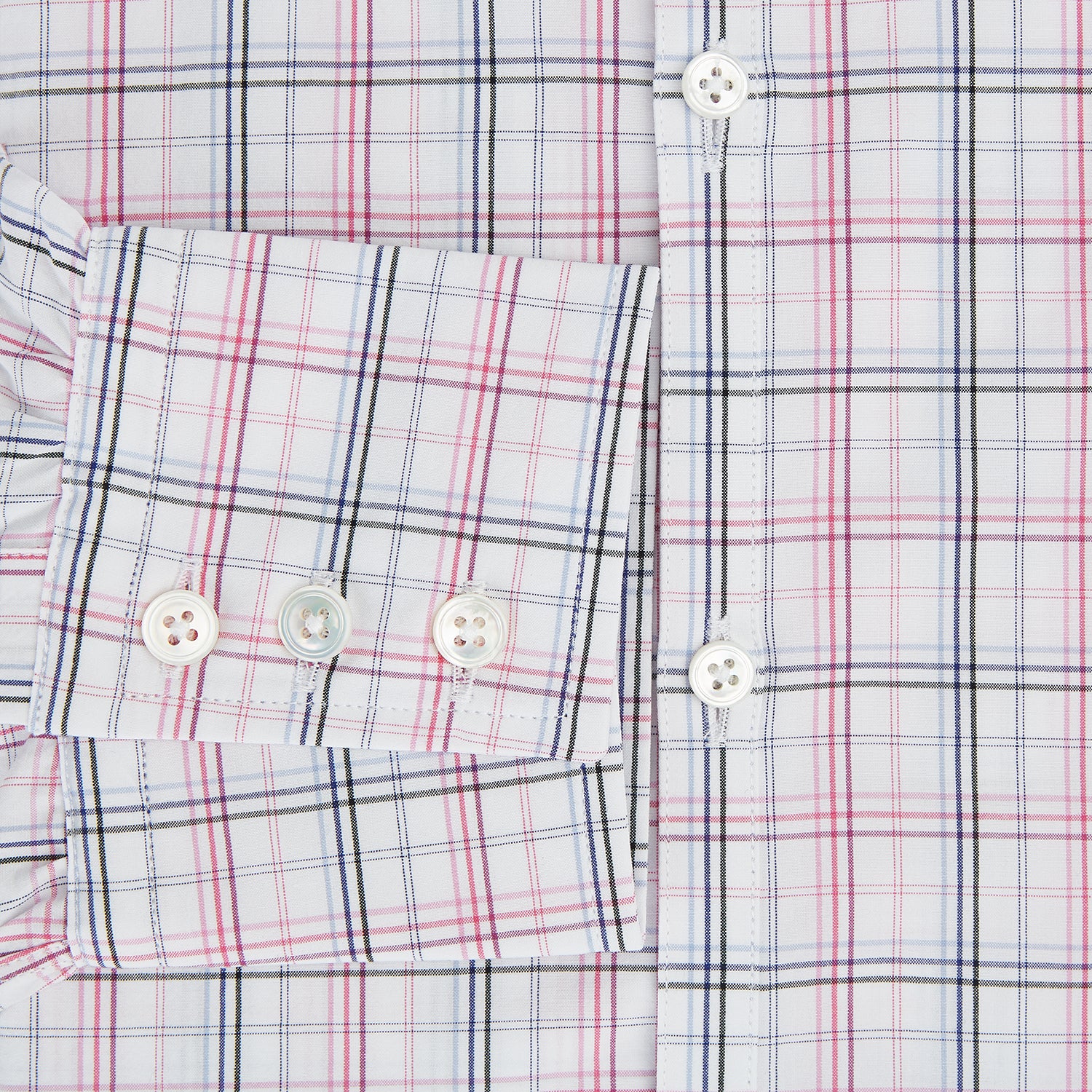 View 4 of product Purple and Blue Multi Check Westminster Shirt