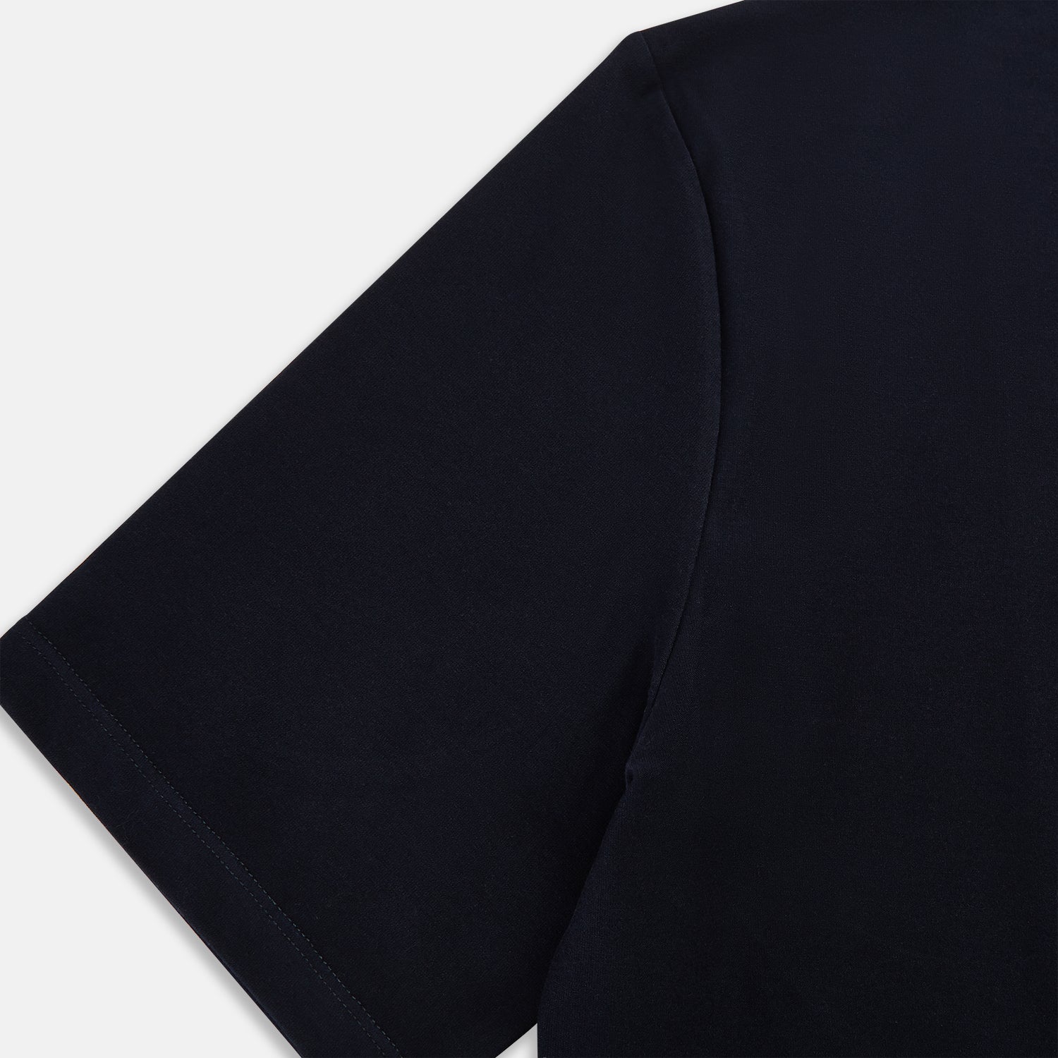 View 4 of product Navy Short-sleeve Fitted T-Shirt
