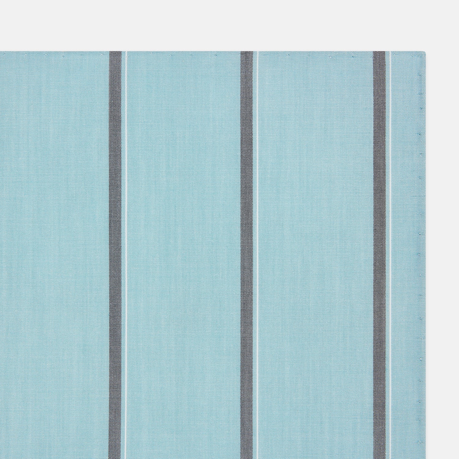 View 2 of product Light Sage Track Stripe Hand-Rolled Handkerchief