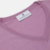 View 2 of product Pink Merino Kennedy V-Neck Jumper