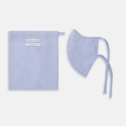 Plain Pale Blue Commuter Mask With 3 Viroformula™ Filters Image 1
