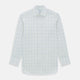 Yellow and Blue Grid Check Mayfair Shirt