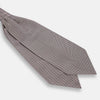 View 3 of product Lilac and Navy Micro Dot Silk Cravat
