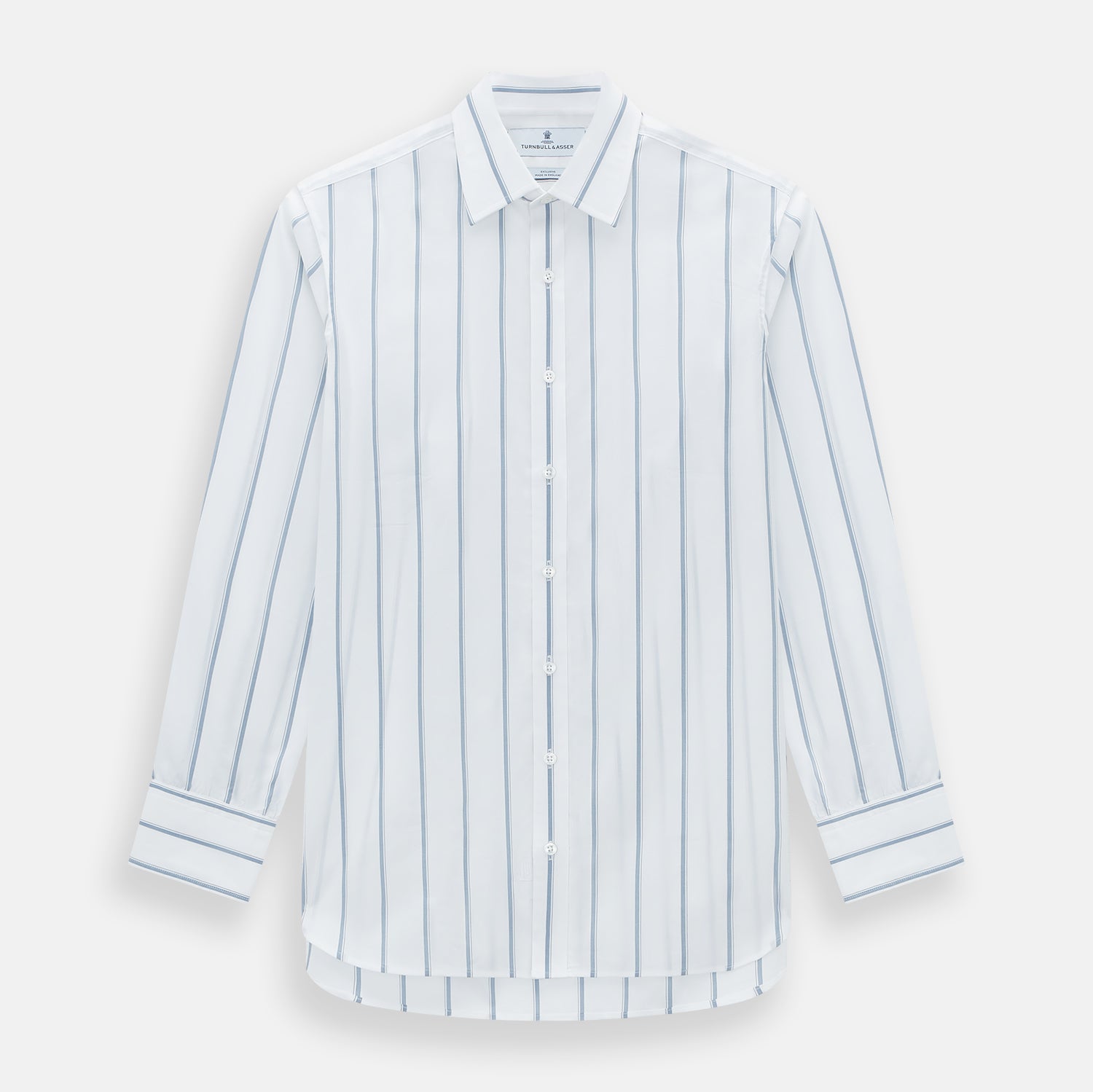 View 1 of product Steel Grey Track Stripe Mayfair Shirt