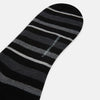 View 3 of product Chocolate Melange Striped Merino Wool Long Socks
