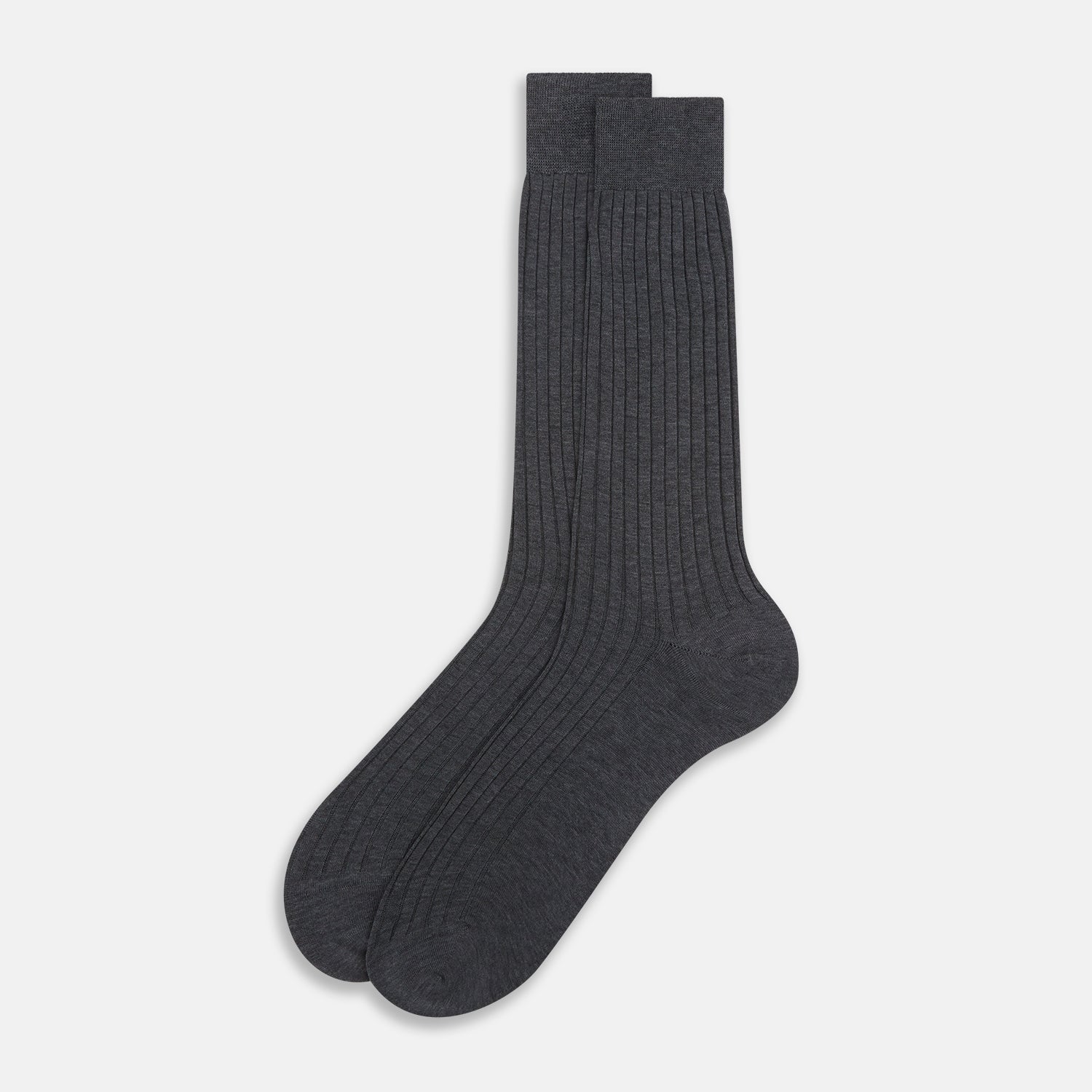 View 2 of product Steel Melange Mid-Length Socks