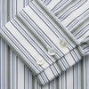 View 3 of product Green Multi Stripe Regular Fit Shirt with T&A Collar & 3 Button Cuffs