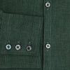 View 4 of product Forest Green Linen Westminster Shirt