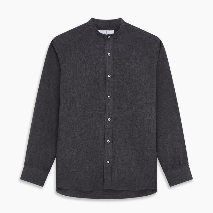 Charcoal Cotton Blend Weekend Fit Blake Shirt Image 5
