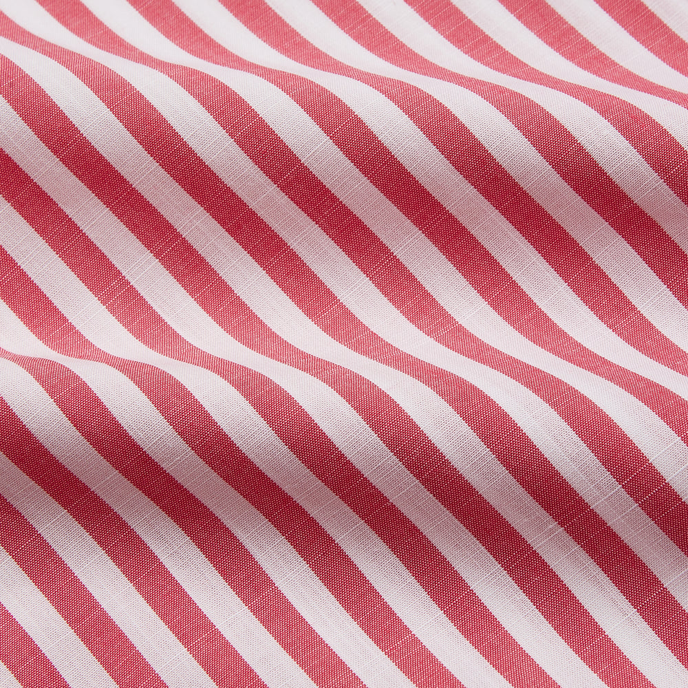 Pink Candy Stripe Cotton Weekend Fit Finch Shirt