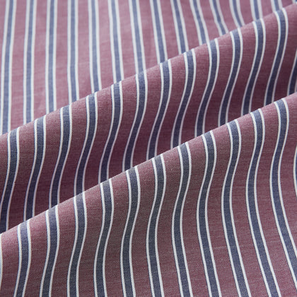 Wine Ticking Stripe Westminster Shirt Image 7