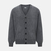 View 1 of product Grey Melange Cashmere Cardigan