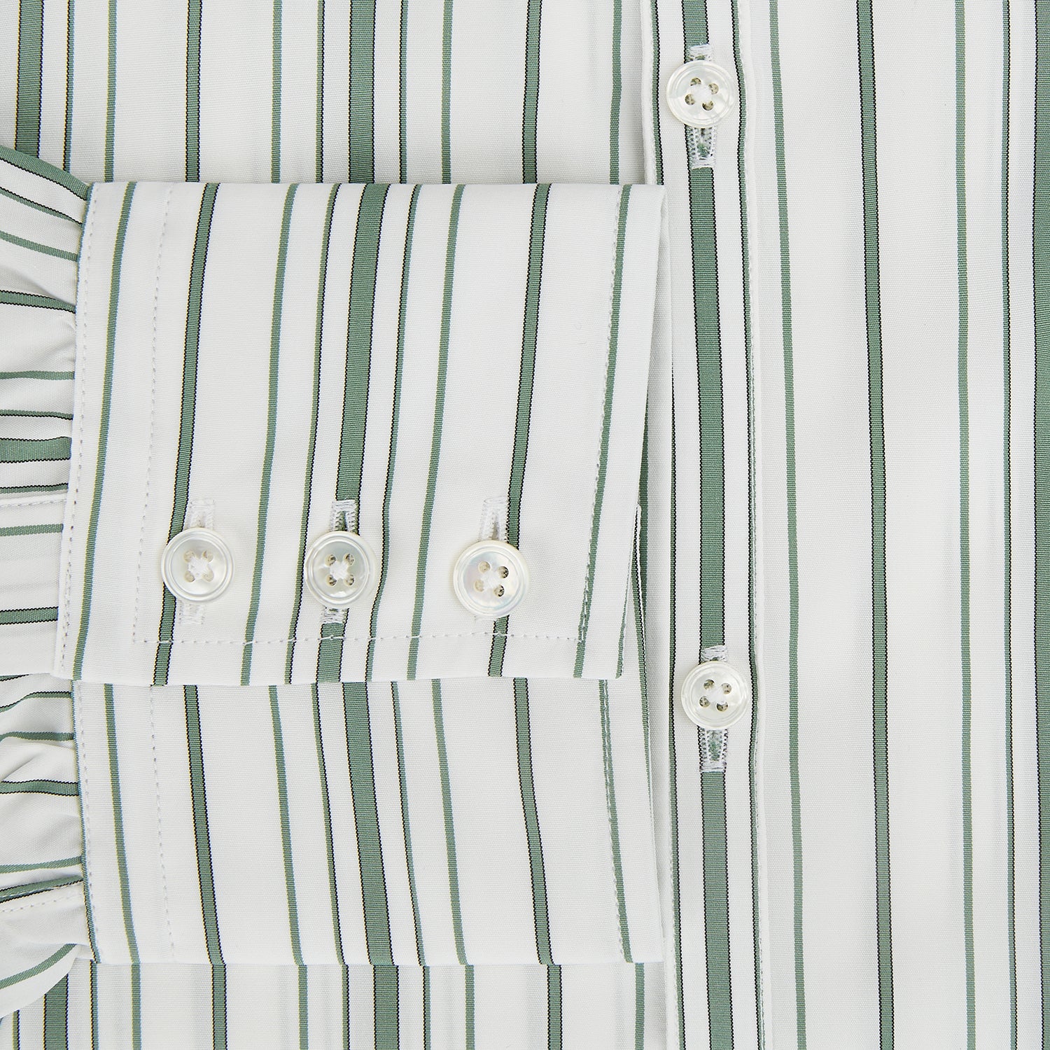 View 4 of product SAGE GREEN MULTI STRIPE WESTMINSTER SHIRT