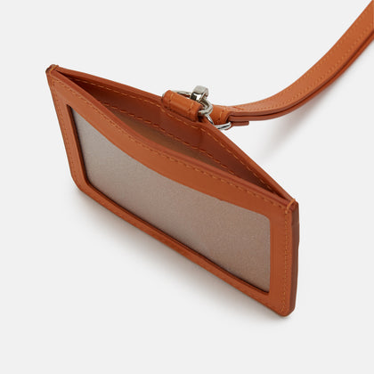 Tan ID Card Holder Image 1