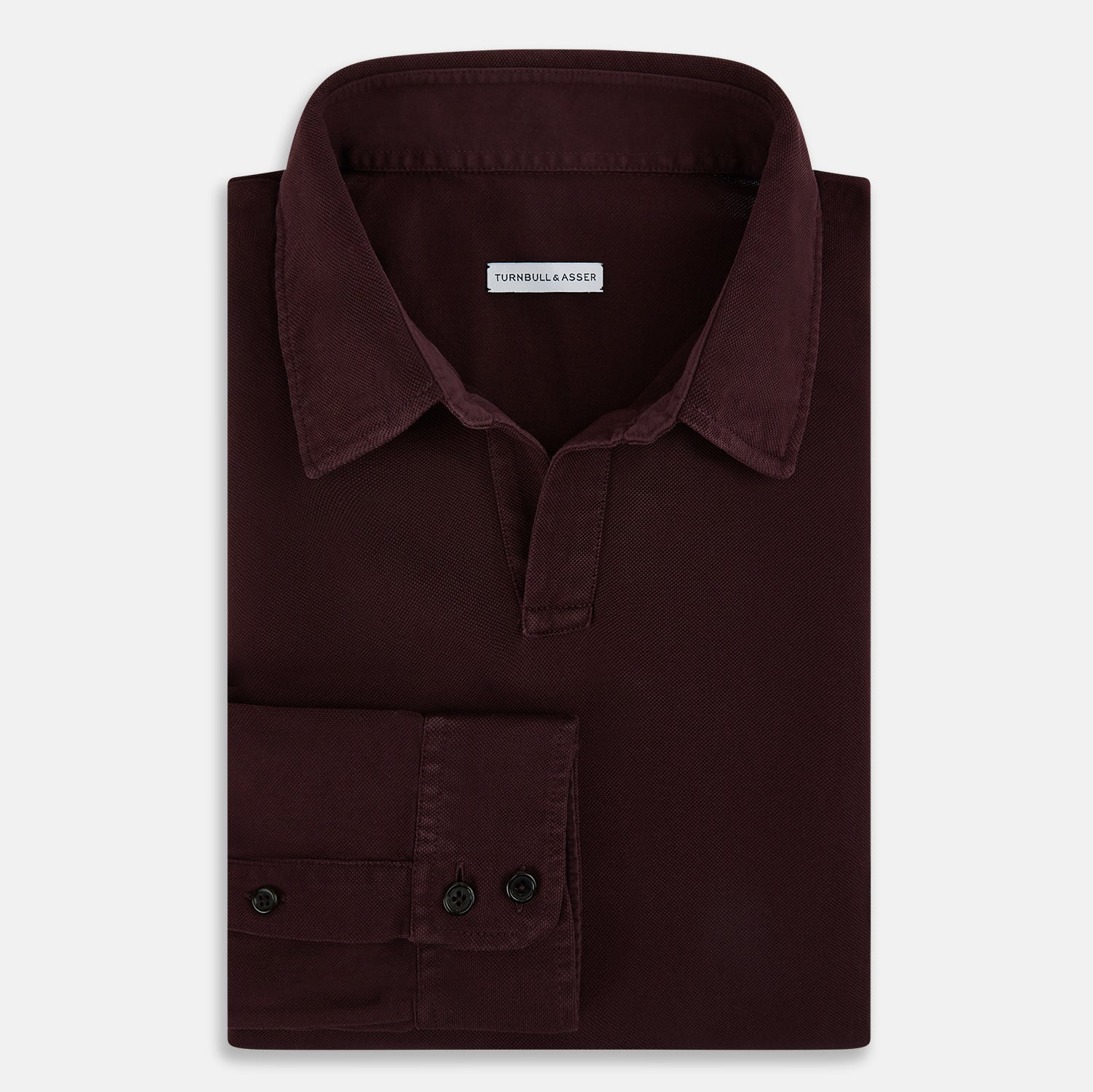 View 5 of product Burgundy Rugby Polo Shirt