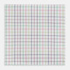 View 3 of product Green Multi Double Grid Check Hand-Rolled Handkerchief