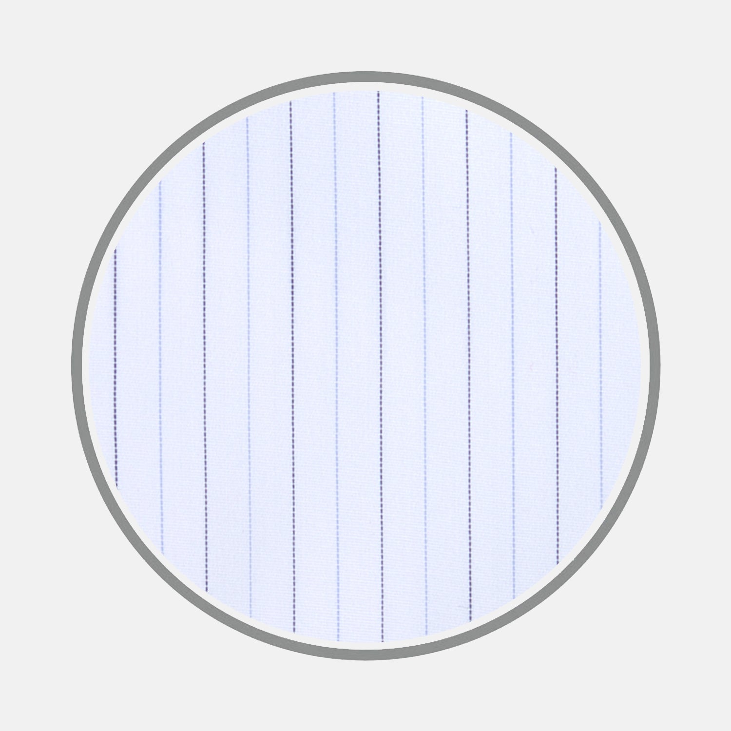 View 1 of product Lilac, Blue and Navy Hairline Stripe Sea Island Quality Cotton Fabric