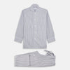 View 1 of product Pale Blue Multi Stripe Cotton Quin Pyjamas