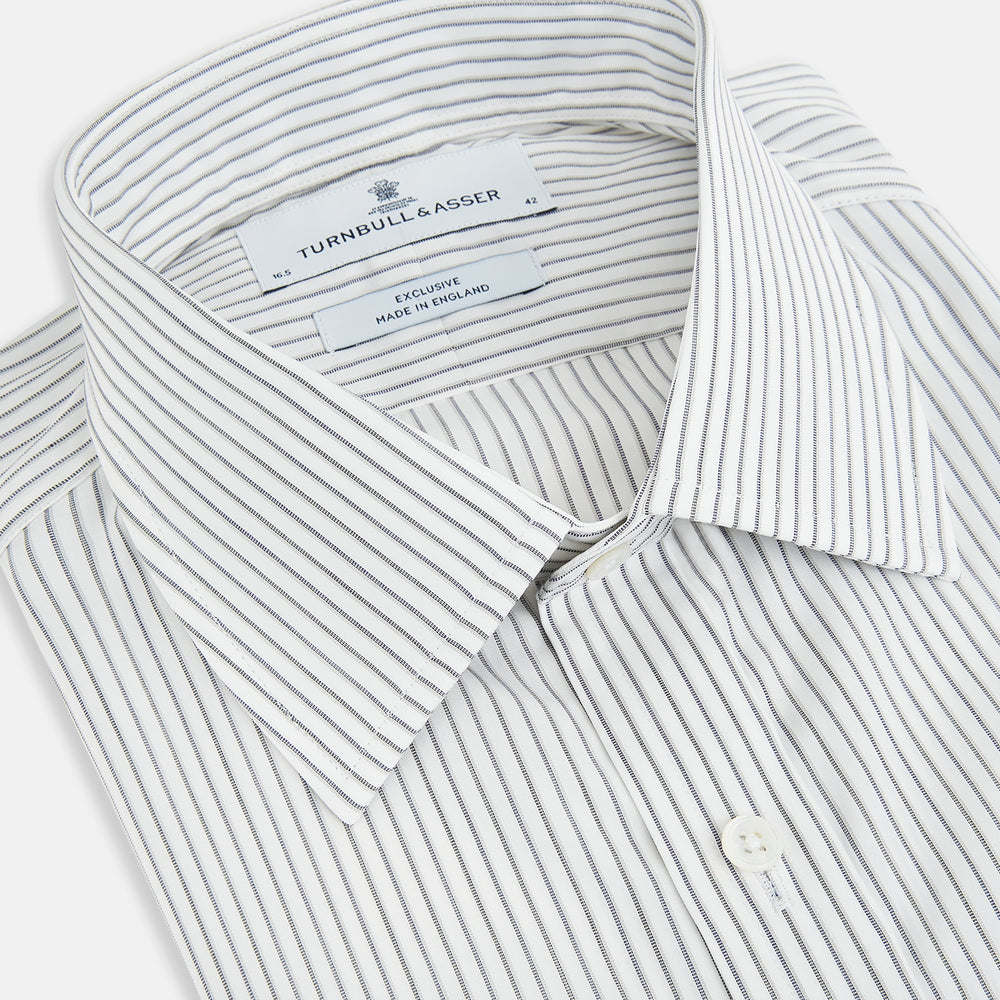 Navy Music Stripe Mayfair Shirt