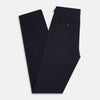 View 6 of product Navy Linen Blend Henry Trousers
