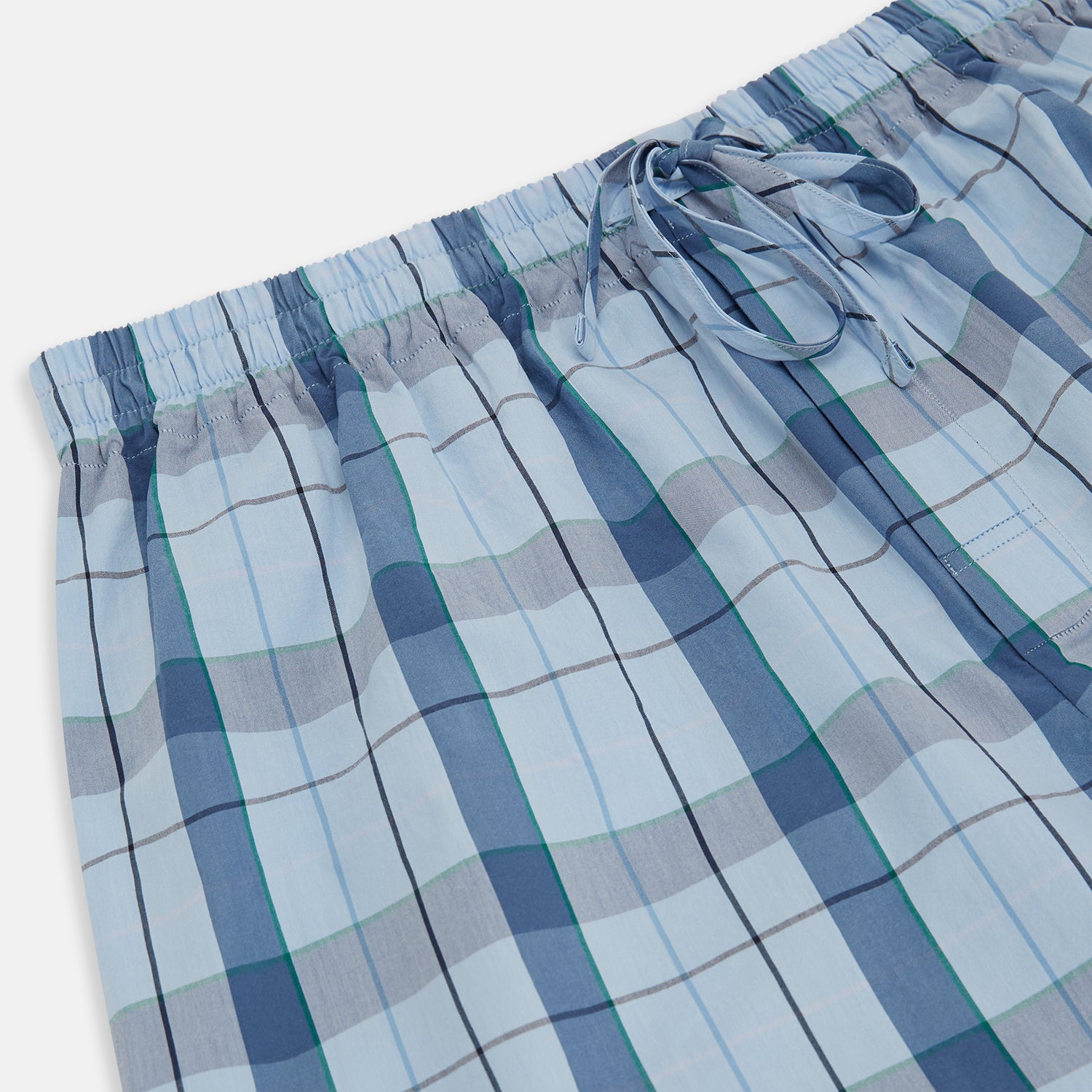 View 2 of product Blue Multi Check Pyjama Trousers