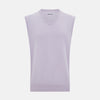 View 1 of product Lilac Cashmere V-Neck Vest