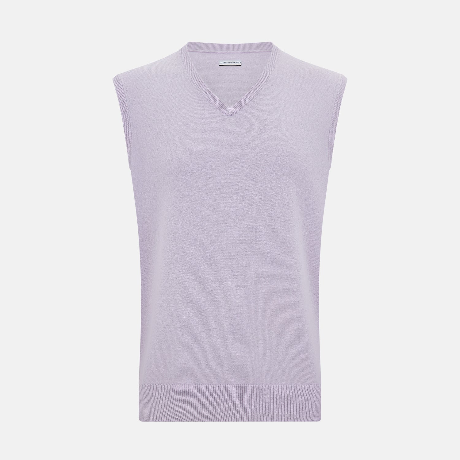 View 1 of product Lilac Cashmere V-Neck Vest