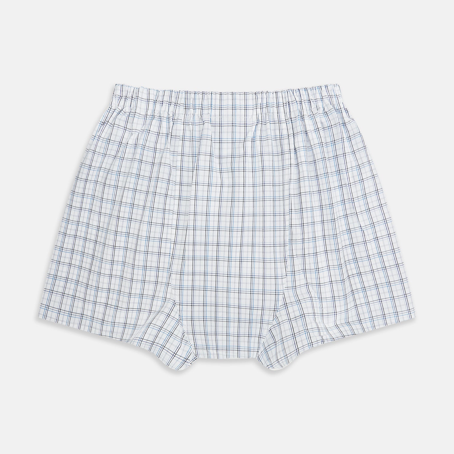 View 2 of product Blue Multi Graph Check Godfrey Boxer Shorts