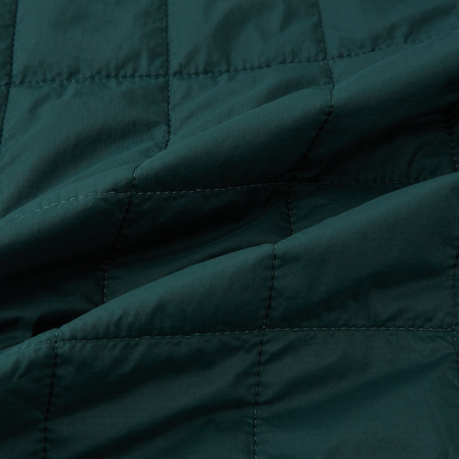View 4 of product QUILTED VEST ZIP PKTS,BACK WAIST STRAPS FOREST GRN