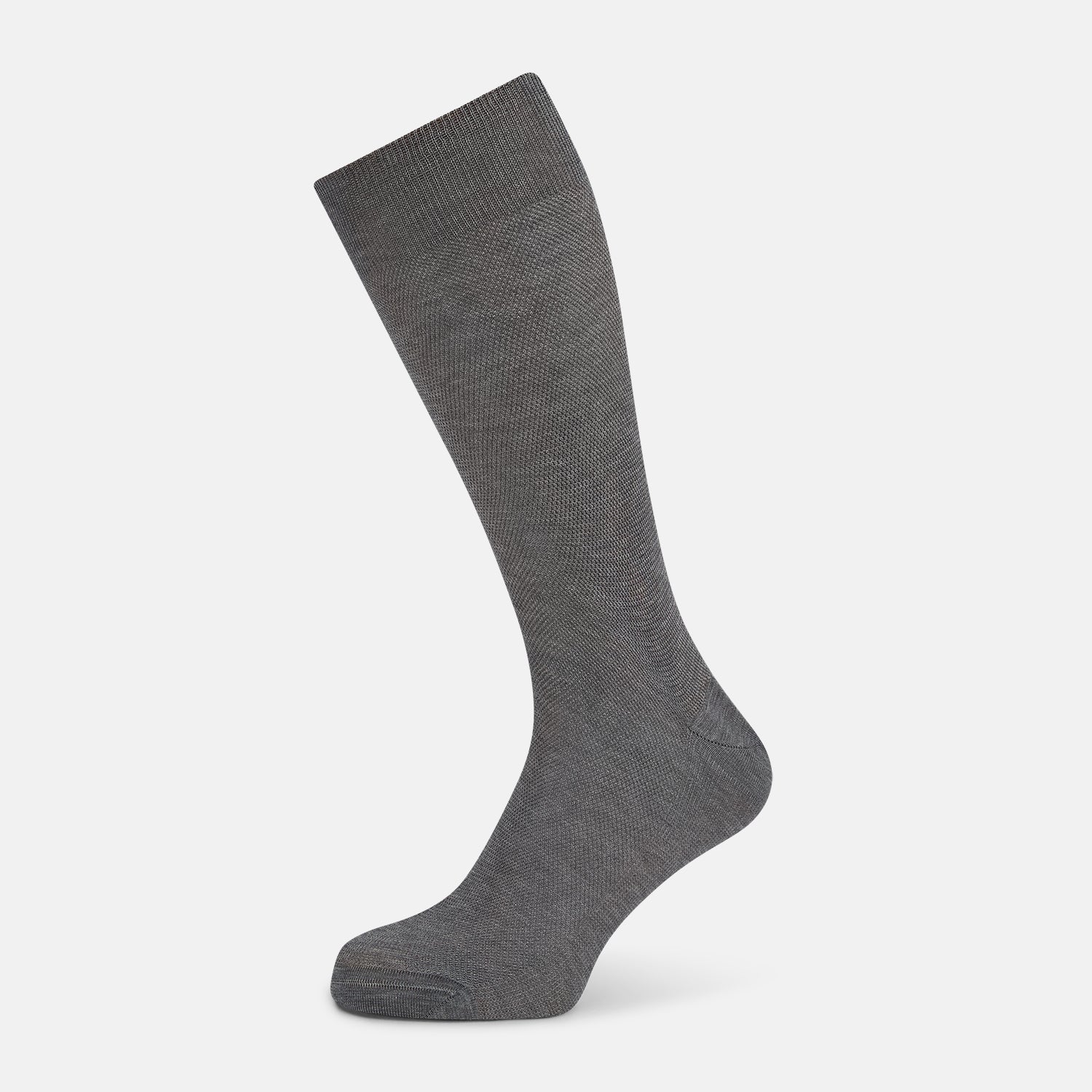 View 1 of product Steel Melange Micro Knit Mid-Length Socks