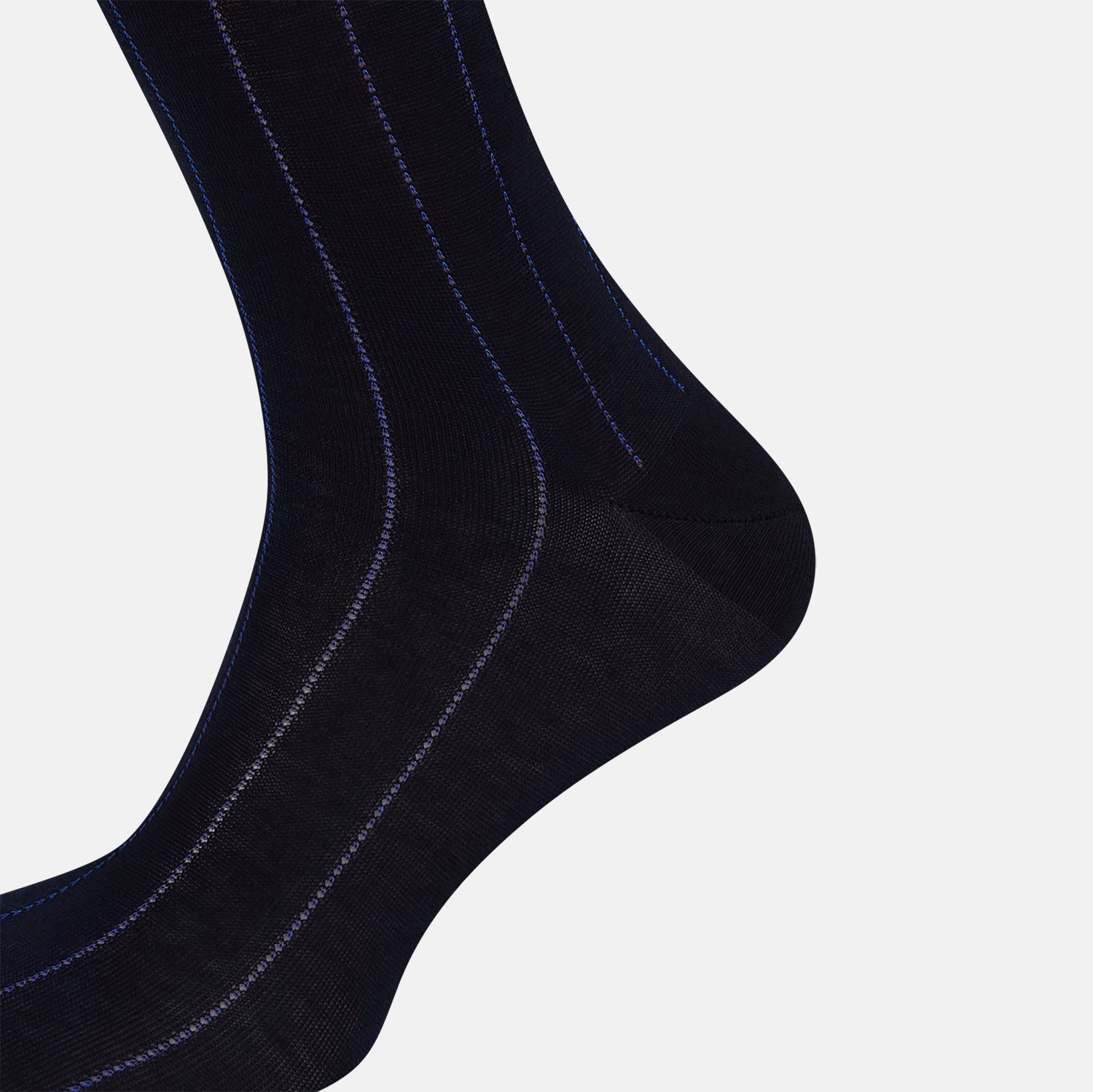 View 4 of product Azzurro/violet Dash Striped Long Socks