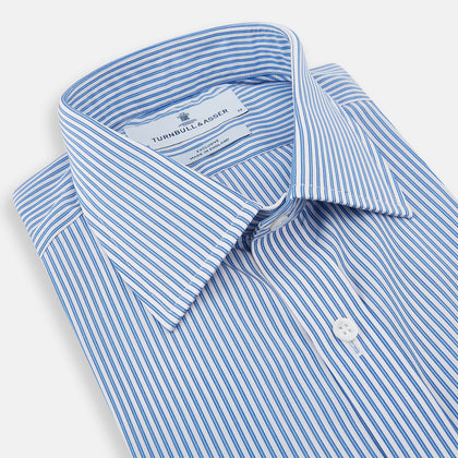 Sky Blue Halo Stripe Mayfair Shirt Image 1