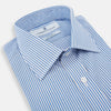 Sky Blue Halo Stripe Mayfair Shirt