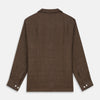 View 5 of product Chocolate Brown Linen Holiday Fit Fellows Shirt