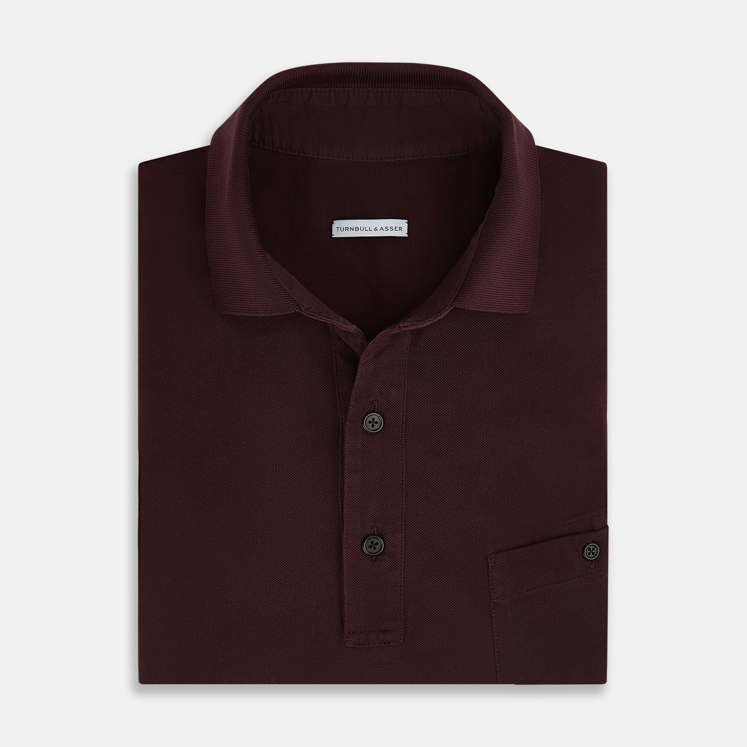 Turnbull & Asser Burgundy Polo Shirt Turnbull & Asser Burgundy Polo Shirt