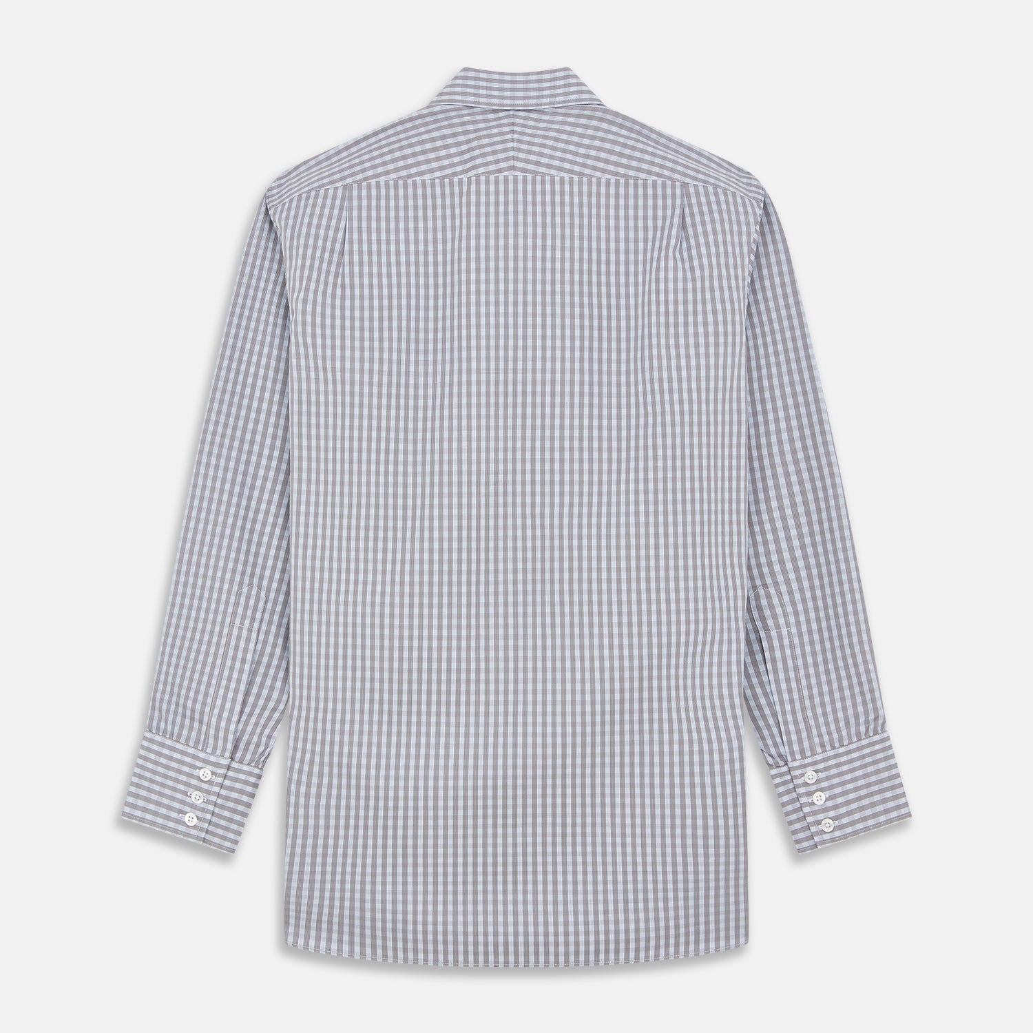View 4 of product Pale Blue Multi Check Cotton Regular Fit Mayfair Shirt