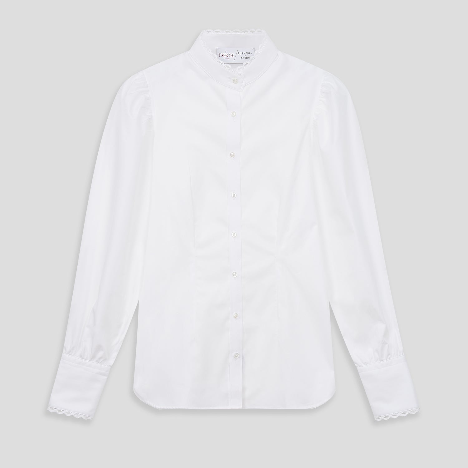 View 2 of product Turnbull and The Deck White Cotton Expressionist Shirt