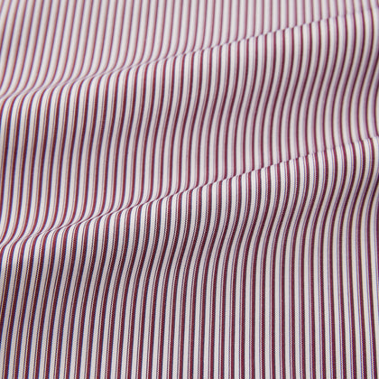 Burgundy Shadow Stripe Mayfair Shirt Image 5