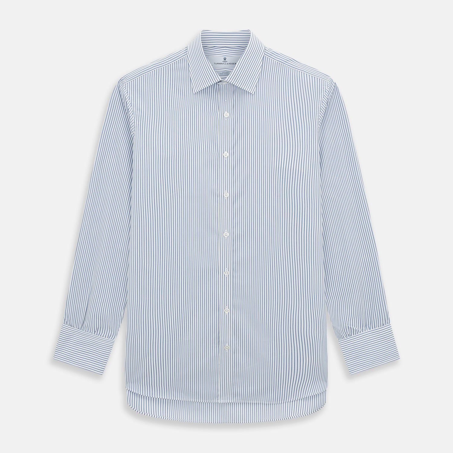 View 1 of product Blue Shadow Stripe Mayfair Shirt