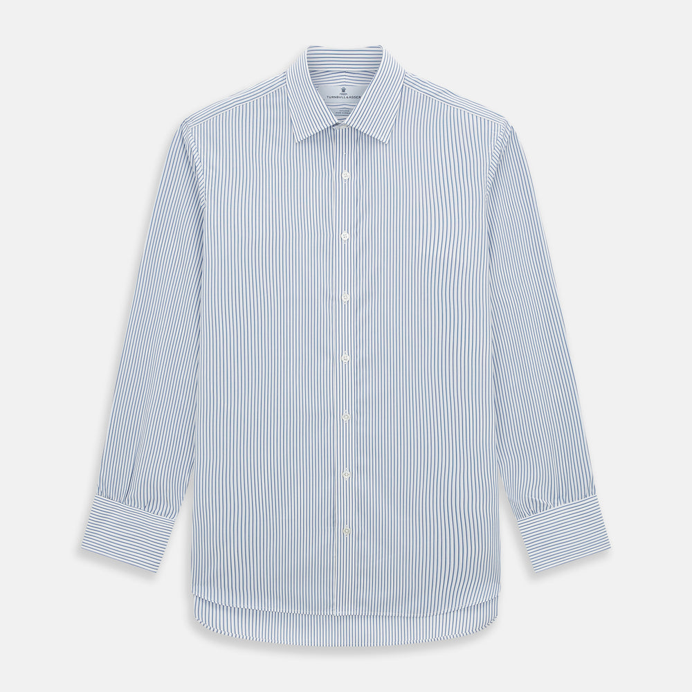 Blue Shadow Stripe Mayfair Shirt