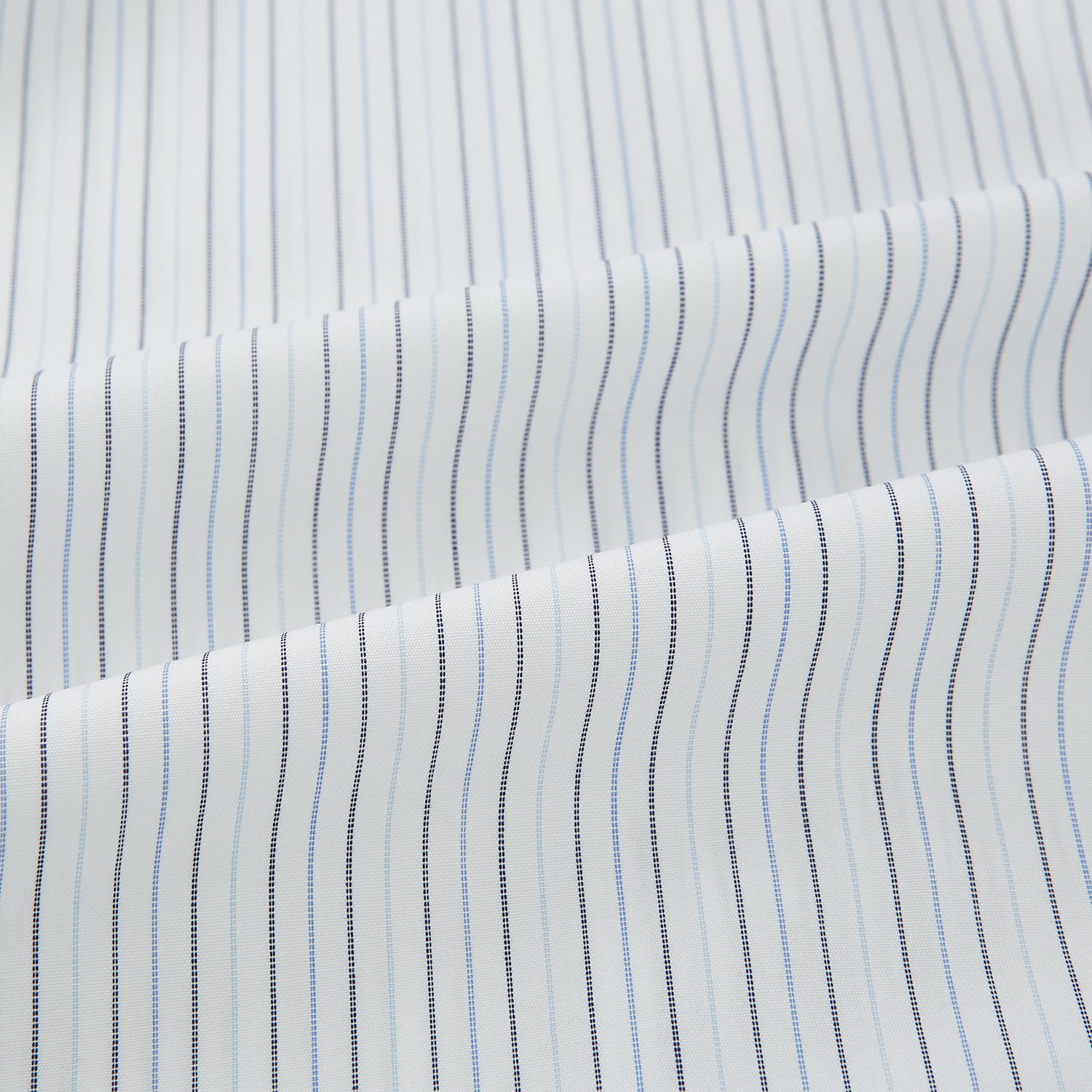 View 6 of product Blue Multi-Tone Double Pinstripe Mayfair Shirt