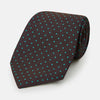 View 1 of product Turquoise and Forest Green Micro Dot Silk Tie