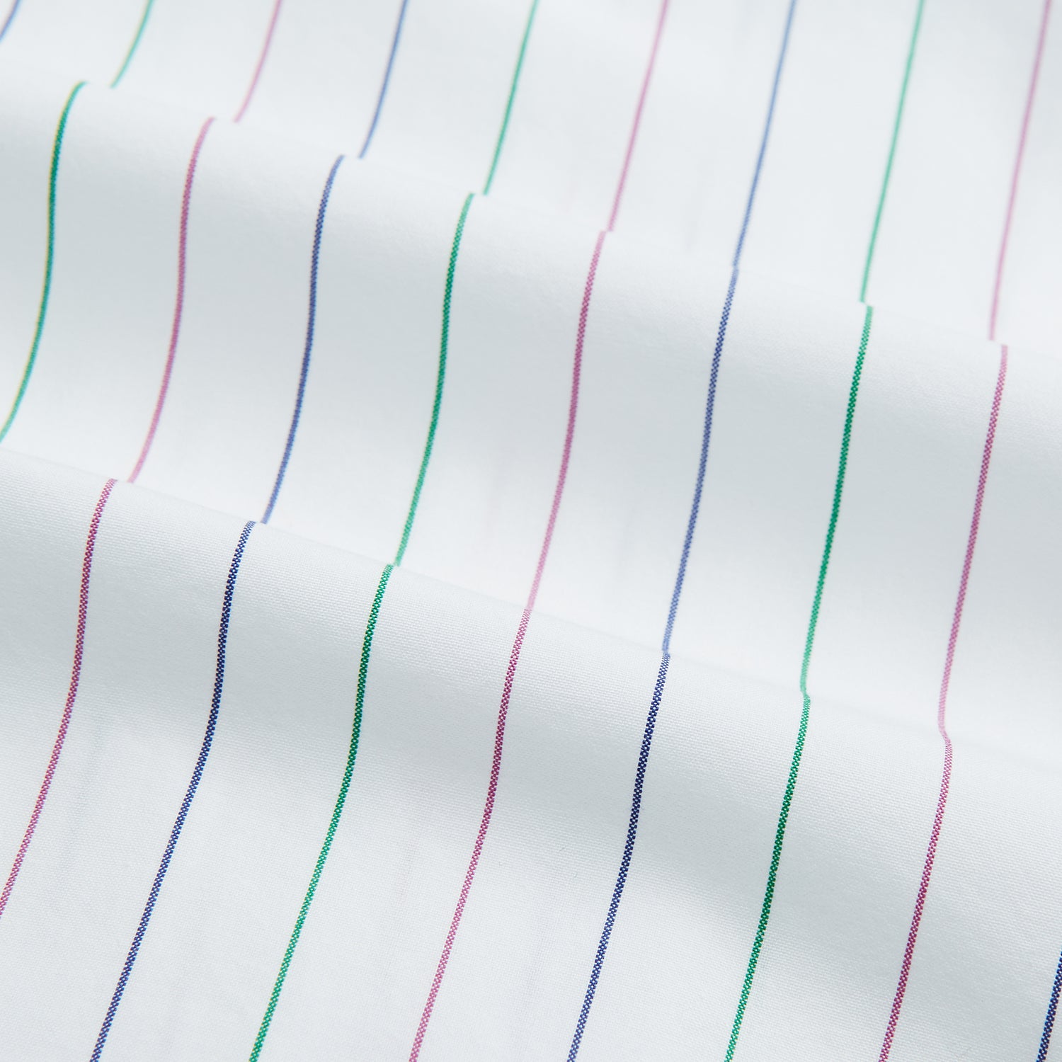 View 6 of product Pink and Green Wide Pinstripe Mayfair Shirt