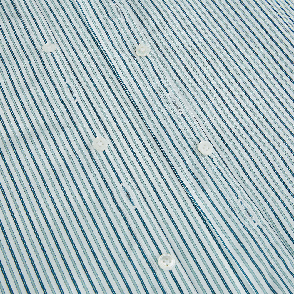 GREEN DOUBLE STRIPE WESTMINSTER SHIRT