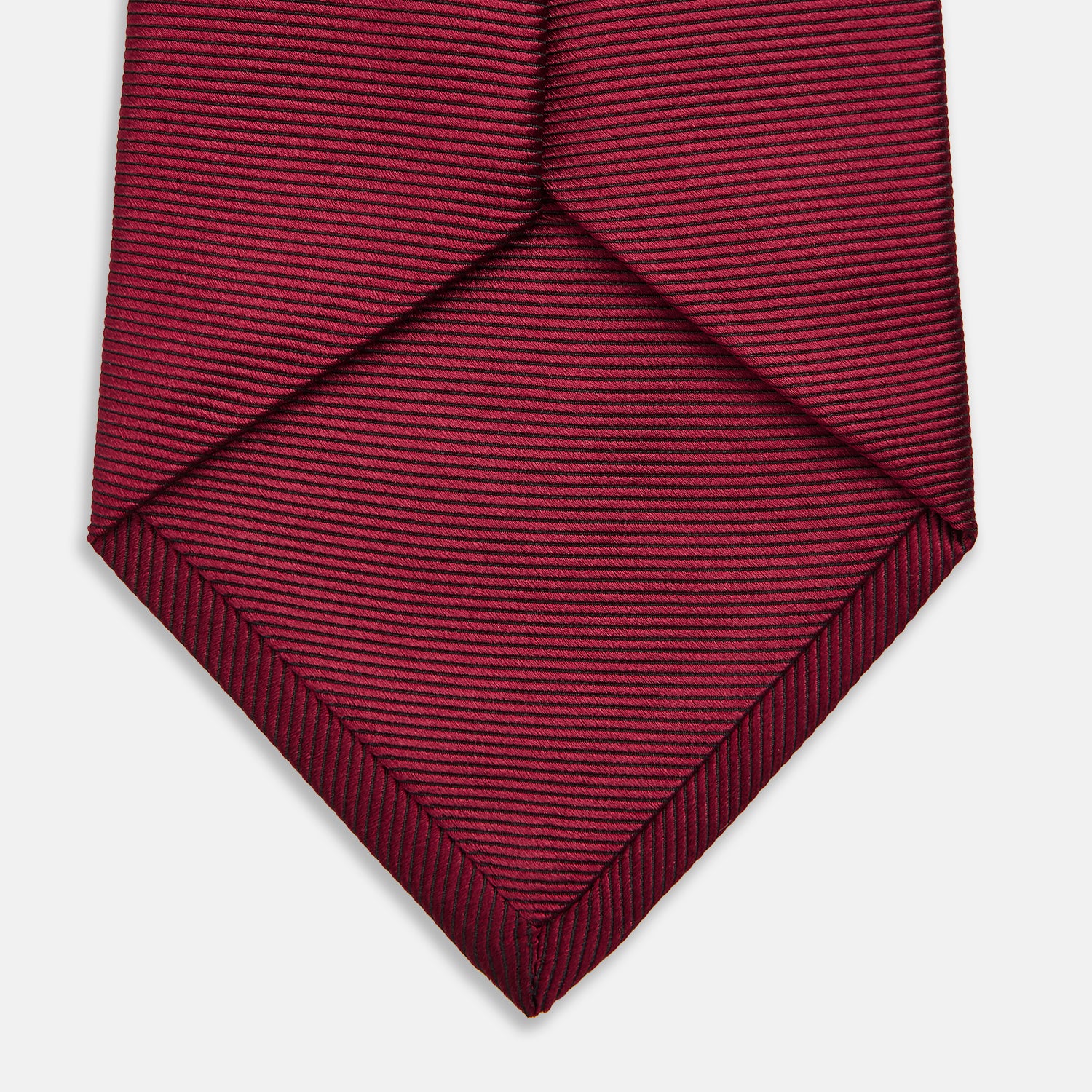 View 4 of product HORIZONTAL TWILL BURGUNDY TIE