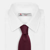 View 2 of product HOUNDSTOOTH NAVY BURGUNDY TIE