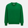View 1 of product Grass Green Cashmere Round Neck Jumper